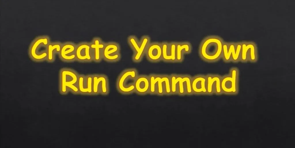 create run command