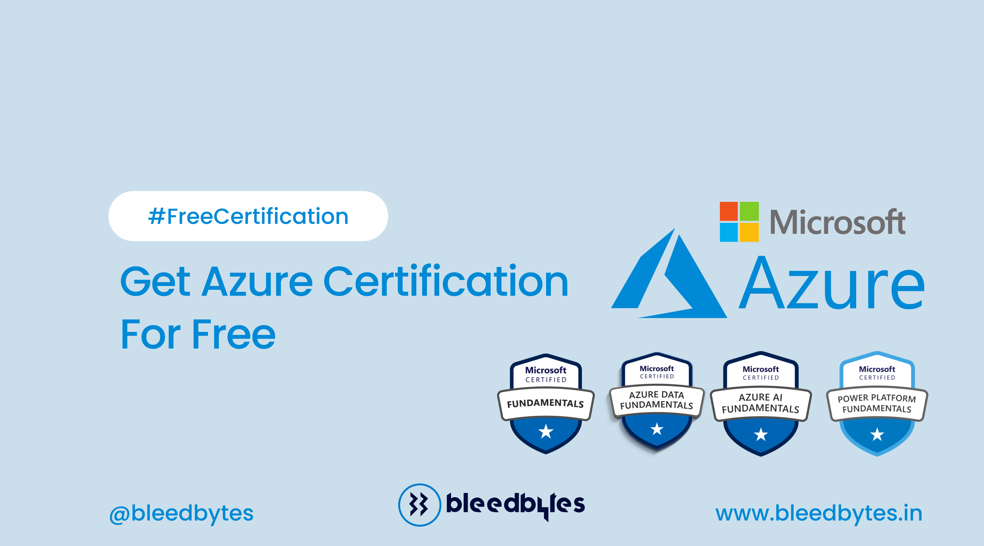 Get Azure Certification For Free - BLEEDBYTES